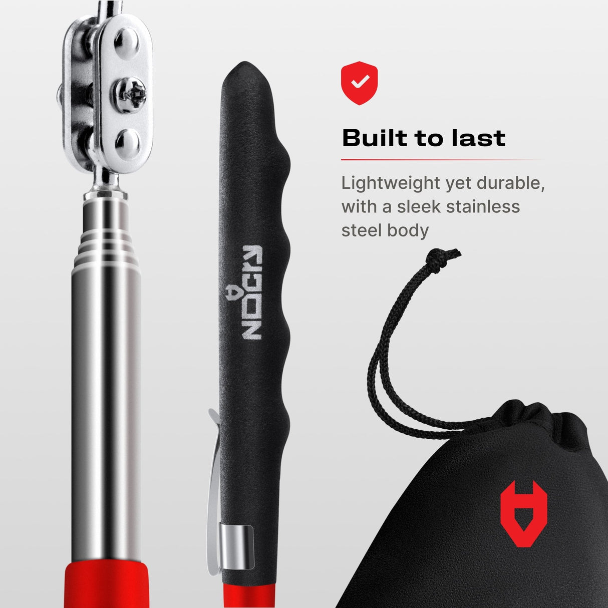 360inspect Extendable Telescoping Inspection Mirror - NoCry -