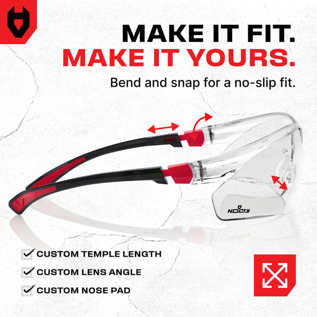 EyeArmor+ Adjustable Anti-Fog Safety Glasses