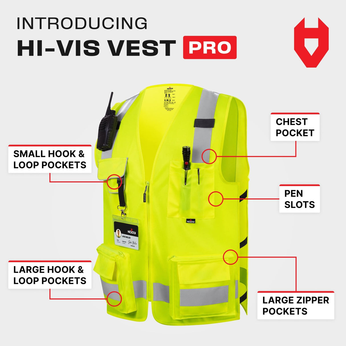 HiVis Vest Pro - NoCry -