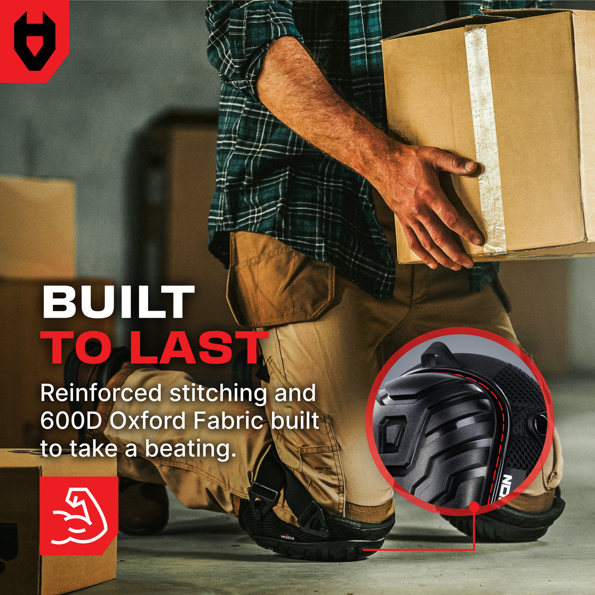 KneeGuard Hard Cap Gel Knee Pads