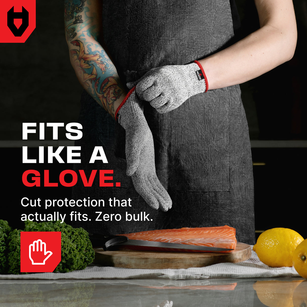 CutGuard Ultra-Elastic Cut Resistant Gloves