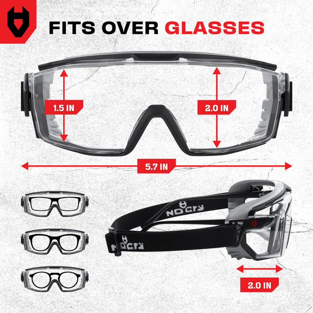 OverSpecs+ Seal Safety Goggles Over Glasses