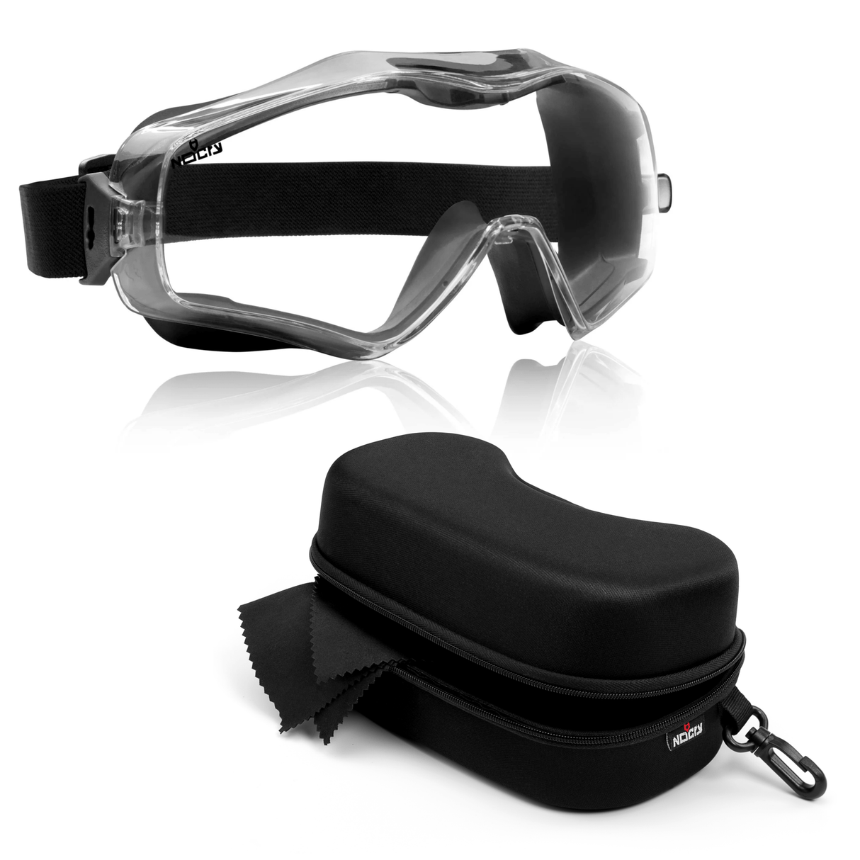 BUNDLE & Save: UltraShield Pro Safety Goggles & Goggles Case+ - NoCry -