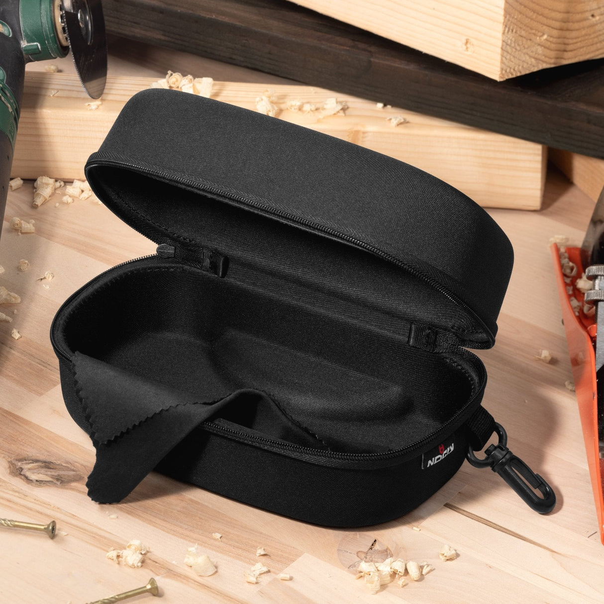 BUNDLE: UltraShield Pro Safety Goggles & Goggles Case+ - NoCry -