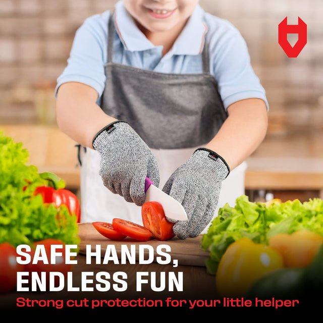 CutGuard Kids Ultra - Elastic Cut Resistant Gloves - NoCry -