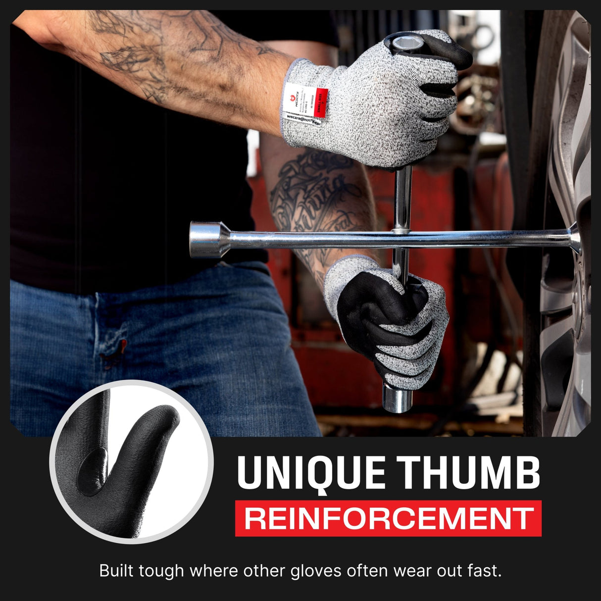 CutGuard Pro Tough Coated Cut Resistant Gloves - NoCry -
