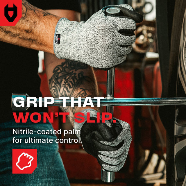 CutGuard Pro Tough Coated Cut Resistant Gloves - NoCry -