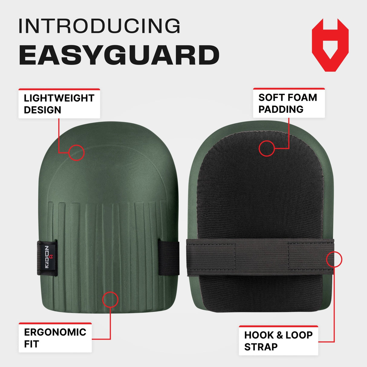 EasyGuard Ultra Lightweight Knee Pads - NoCry -