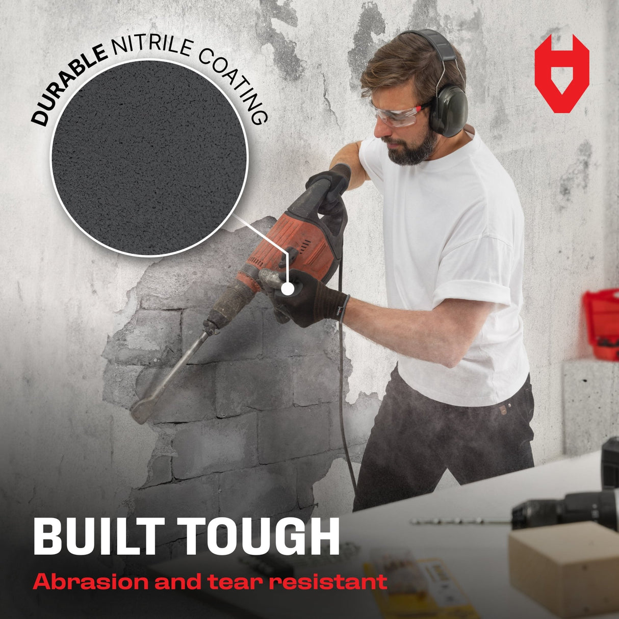 EcoFit Nitrile Coated Work Gloves - NoCry -