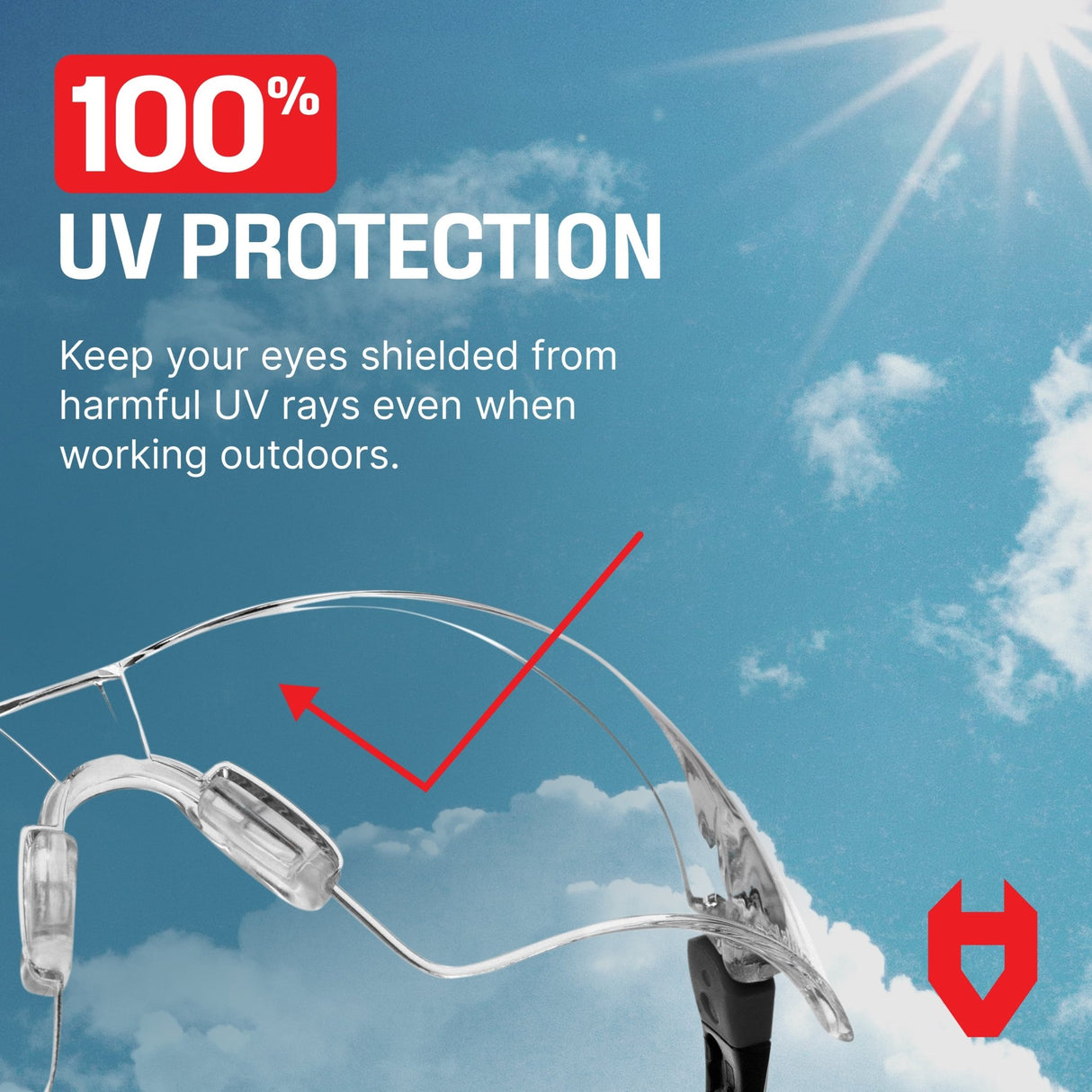 EyeArmor+ Adjustable Anti - fog Safety Glasses - NoCry -