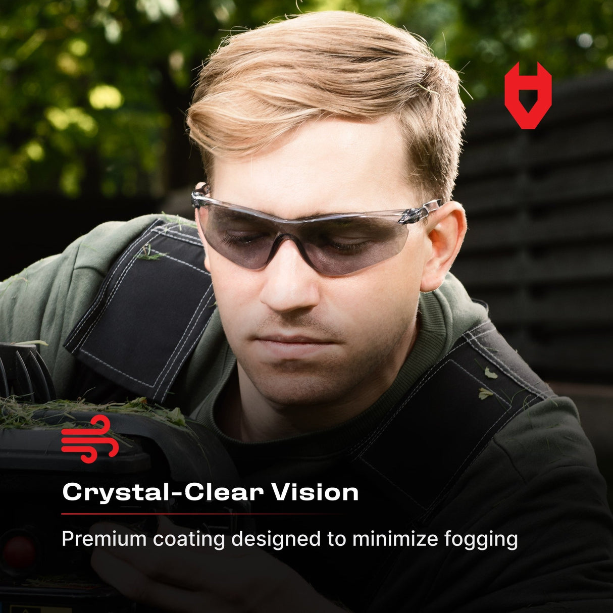 EyeArmor Lightweight In - Out Safety Glasses - NoCry -