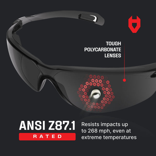 EyeArmor Tint Lightweight Safety Sunglasses - NoCry -