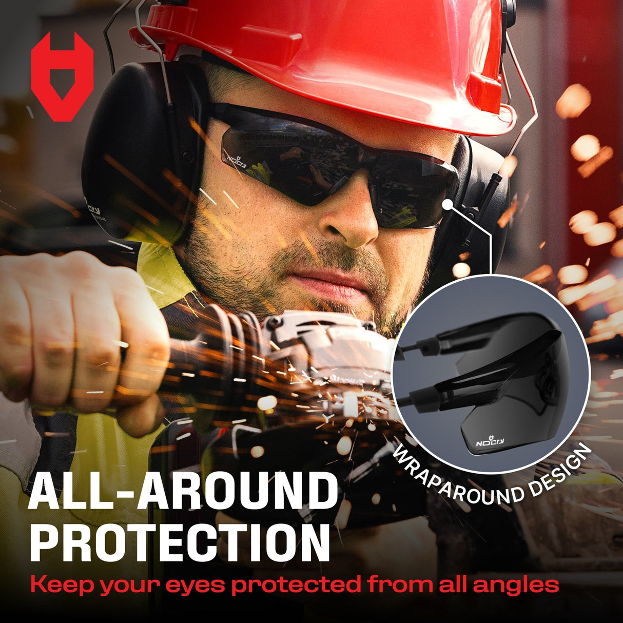 EyeArmor+ Tint Safety Sunglasses - NoCry -