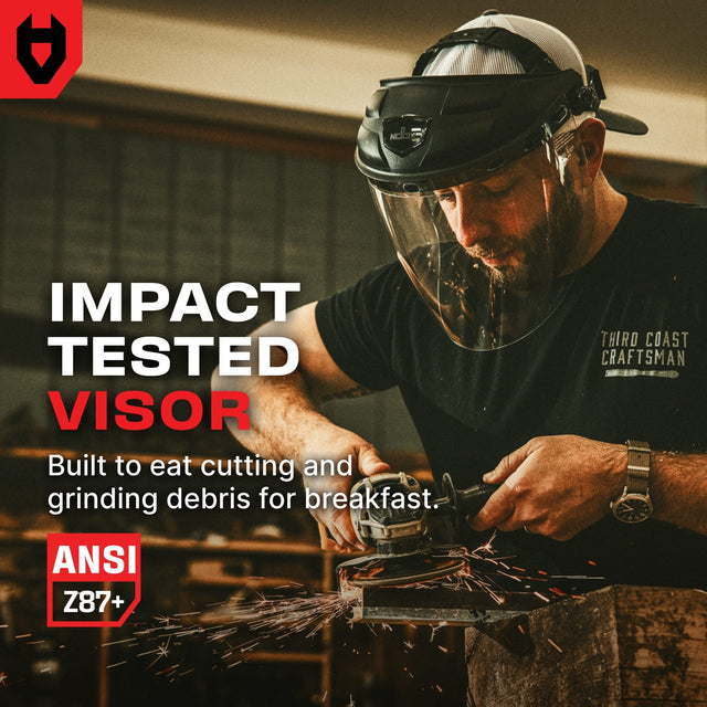 FaceArmor Pro Heavy Duty Flip - Up Face Shield - NoCry -