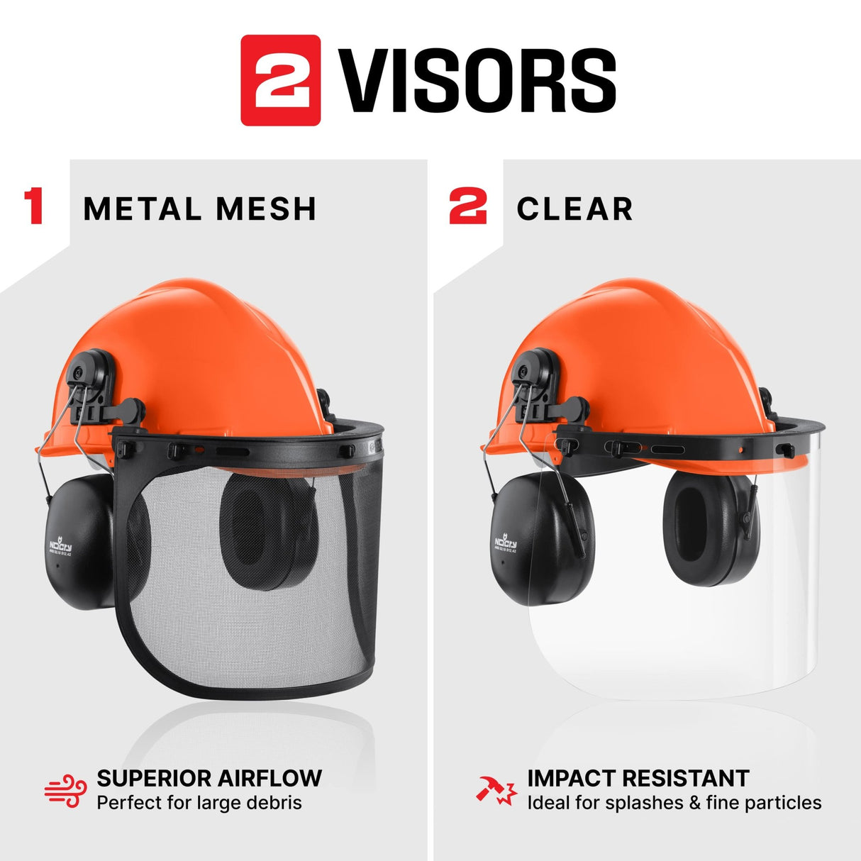 ForestArmor+ Lightweight Forestry Safety Helmet - NoCry -