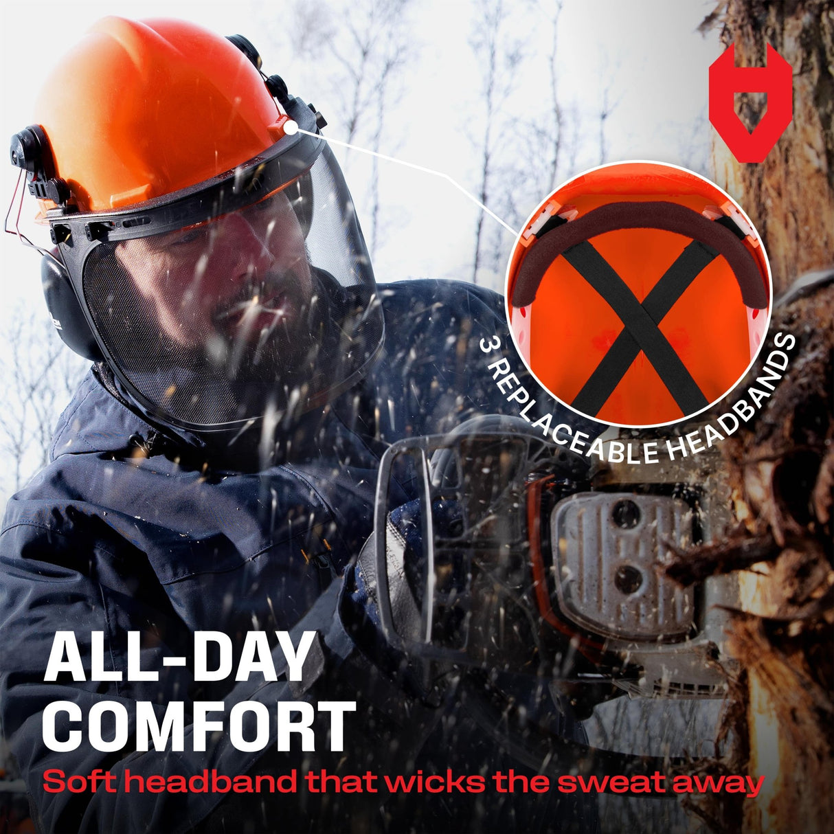 ForestArmor+ Lightweight Forestry Safety Helmet - NoCry -