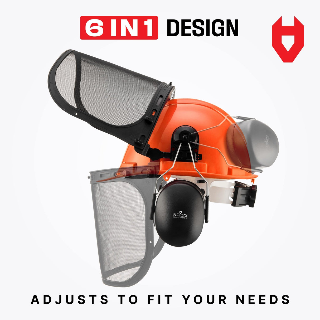 ForestArmor+ Lightweight Forestry Safety Helmet - NoCry -
