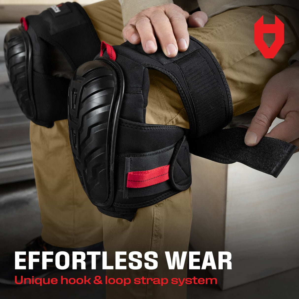 GelGuard Thigh Strap Knee Pads - NoCry -