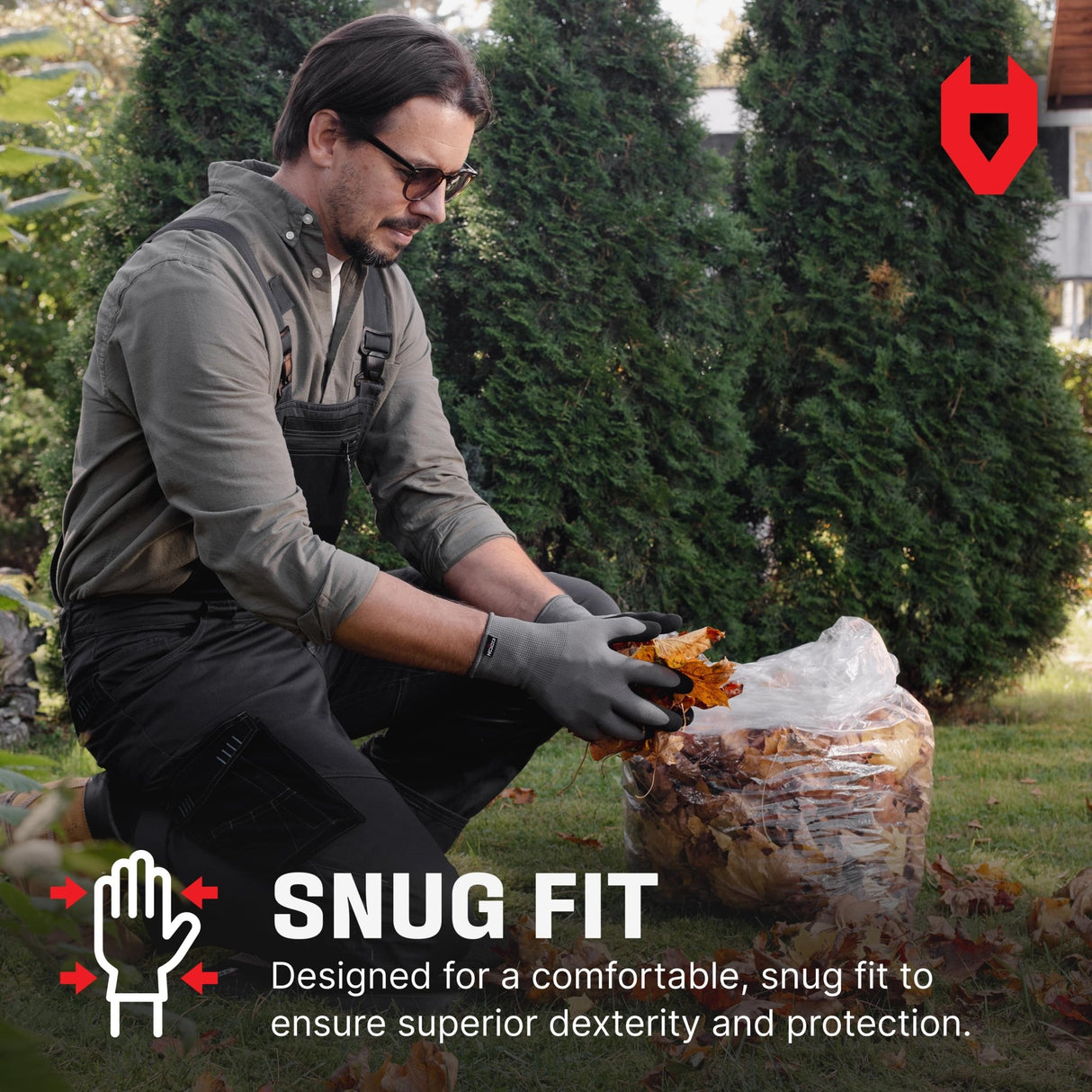 GripFit+ Comfortable Gardening Gloves for Men - NoCry -