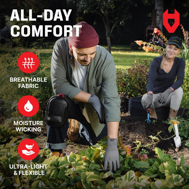 GripFit+ Comfortable Gardening Gloves for Men - NoCry -