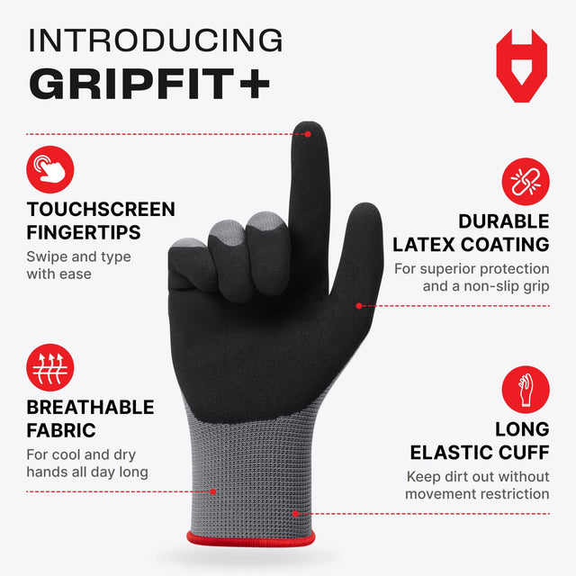 GripFit+ Comfortable Gardening Gloves for Women - NoCry -