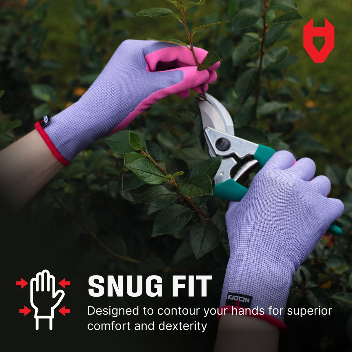 GripFit Eco - Friendly Gardening Gloves - NoCry -
