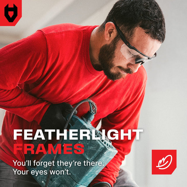 ImpactShield+ Clear Safety Glasses - NoCry -