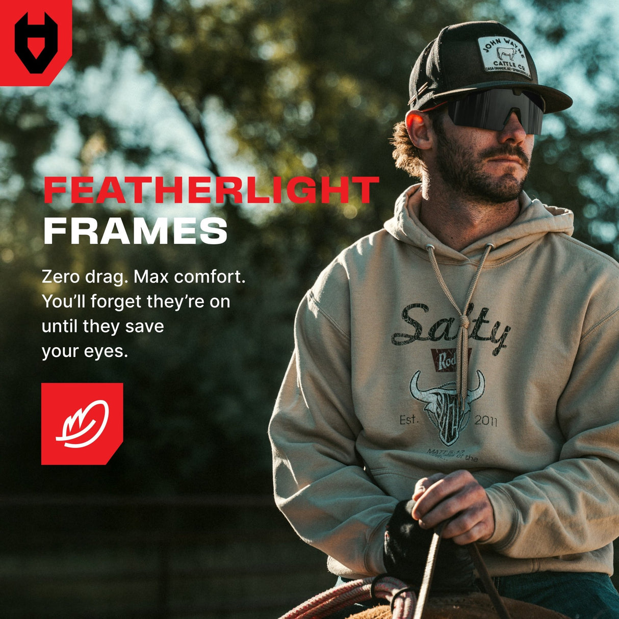 ImpactShield+ Tinted Safety Sunglasses - NoCry -