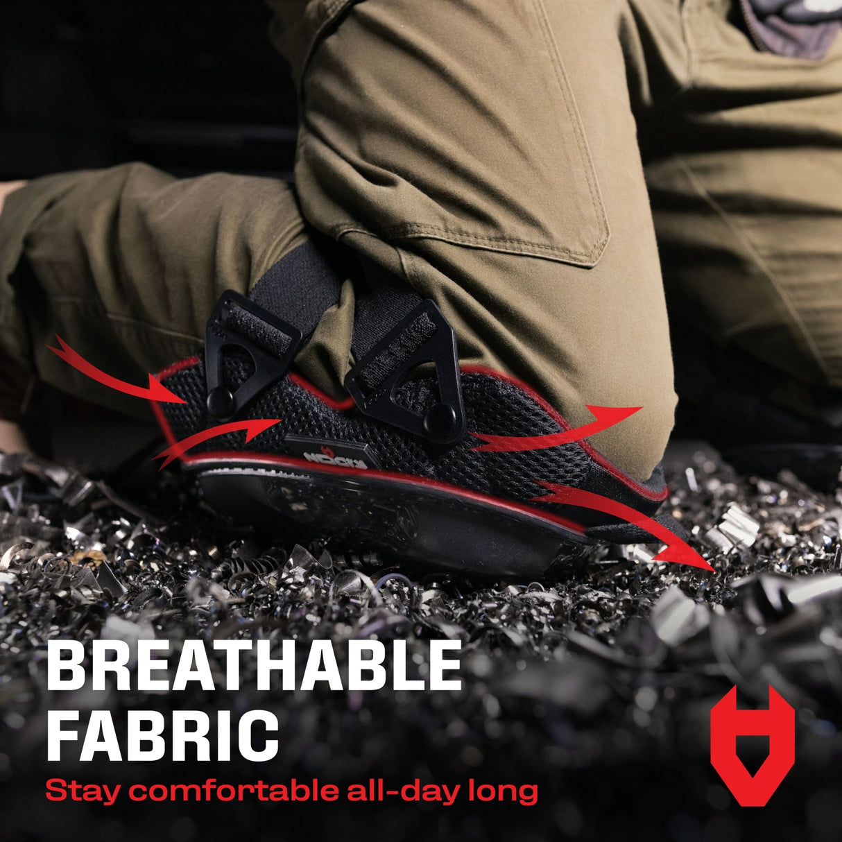 KneeGuard+ Anti - Slip Gel Knee Pads - NoCry -