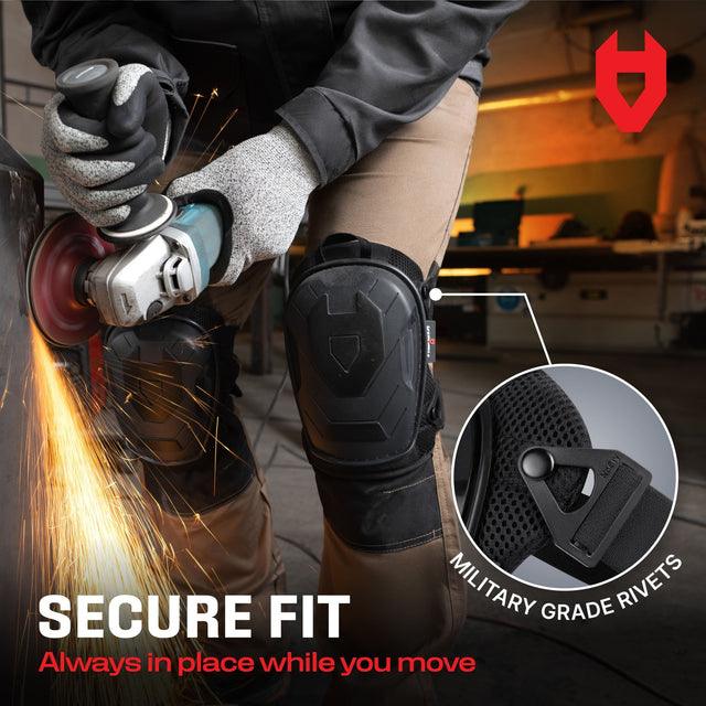KneeGuard+ Anti - Slip Gel Knee Pads - NoCry -
