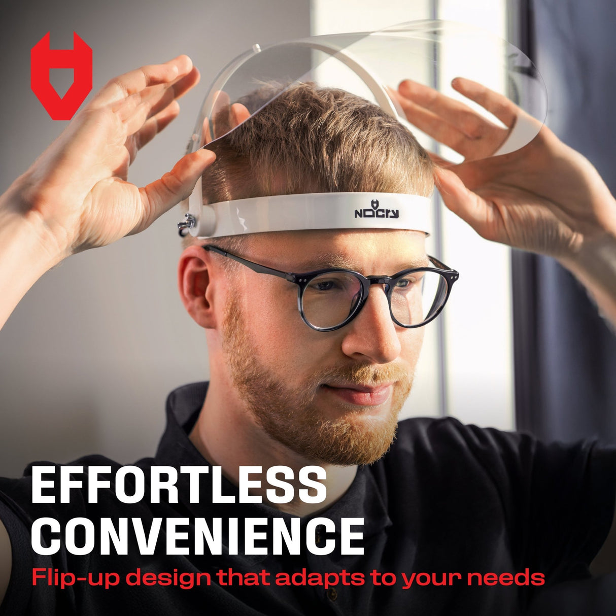 LiteArmor Lightweight Flip - Up Face Shield - NoCry -