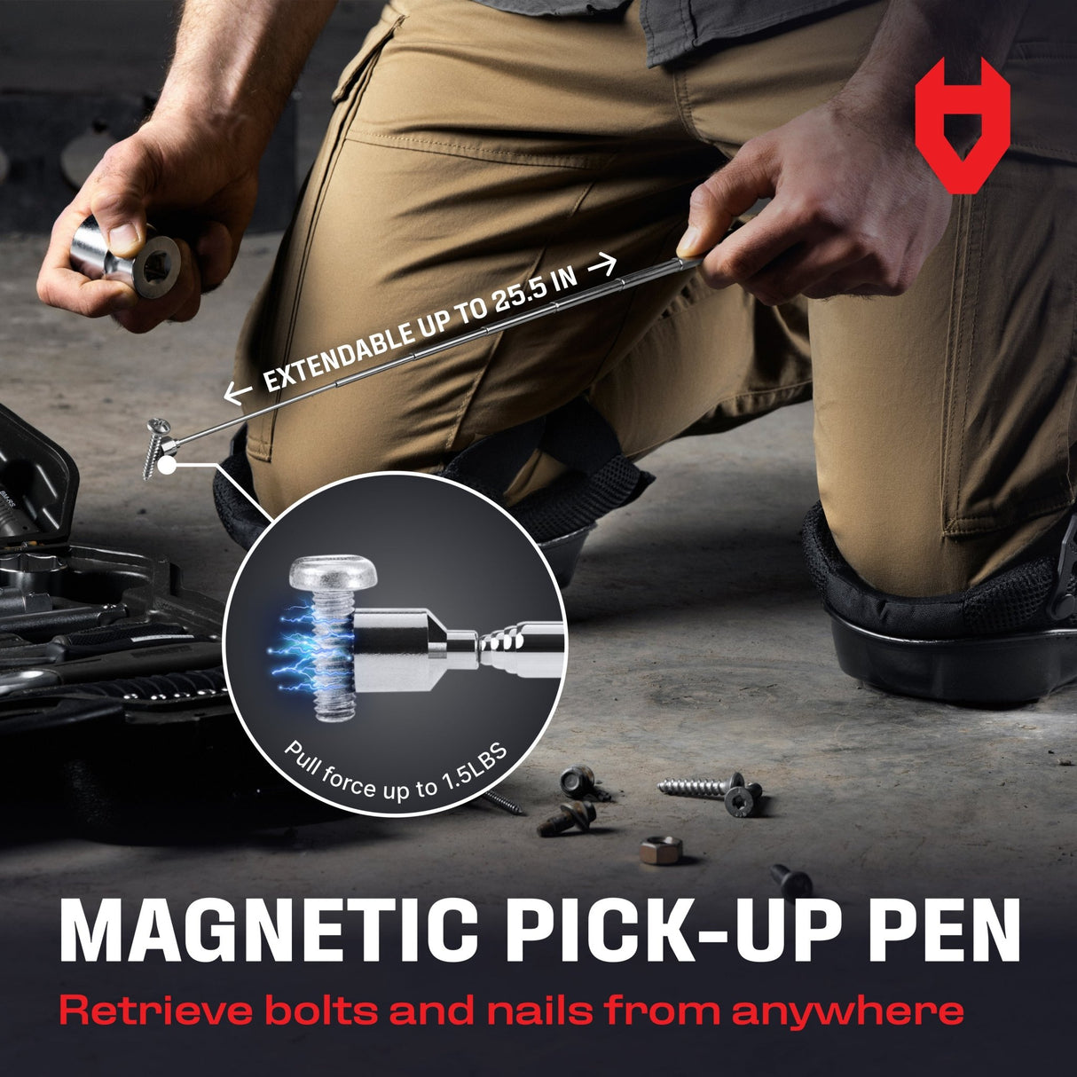 MagnetKit+ Telescoping Magnetic Pickup Tool Set - NoCry -