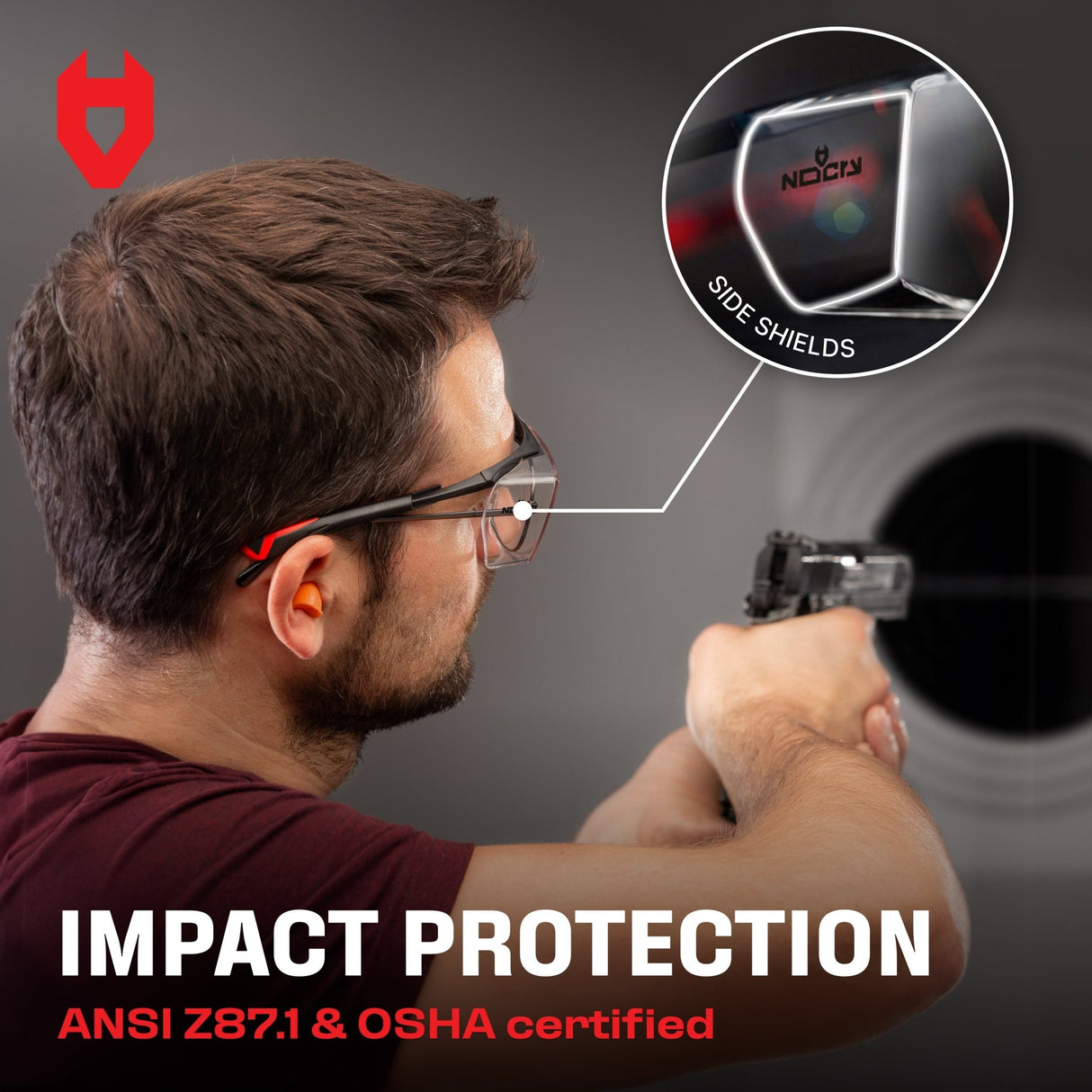 OverSpecs+ Premium Over - Glasses Safety Glasses - NoCry -