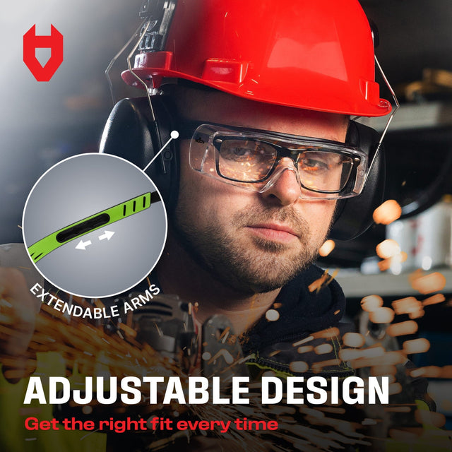 OverSpecs Pro Anti - Fog Over - Glasses Safety Glasses - NoCry -