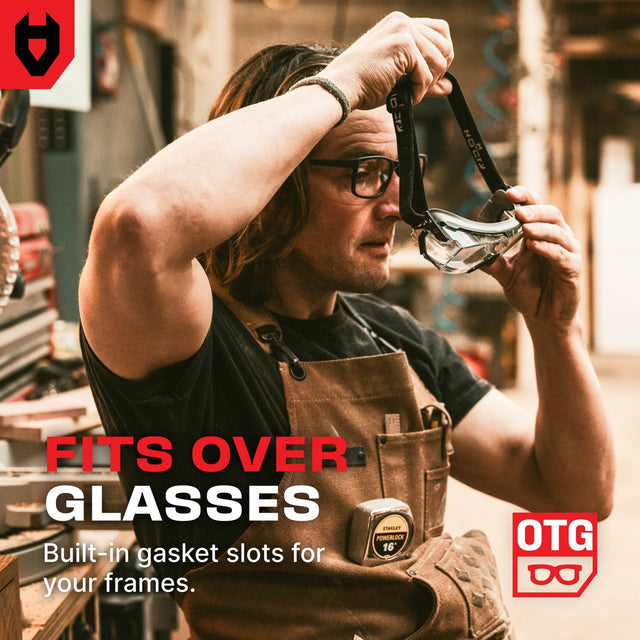 OverSpecs+ Seal Safety Goggles Over Glasses - NoCry -