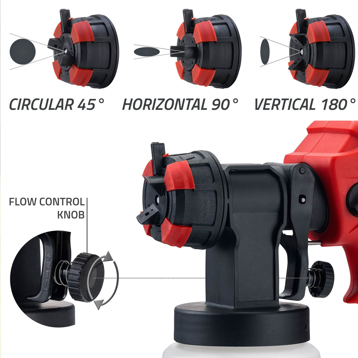 PaintMaster+ Electric Paint Sprayer Gun - NoCry -