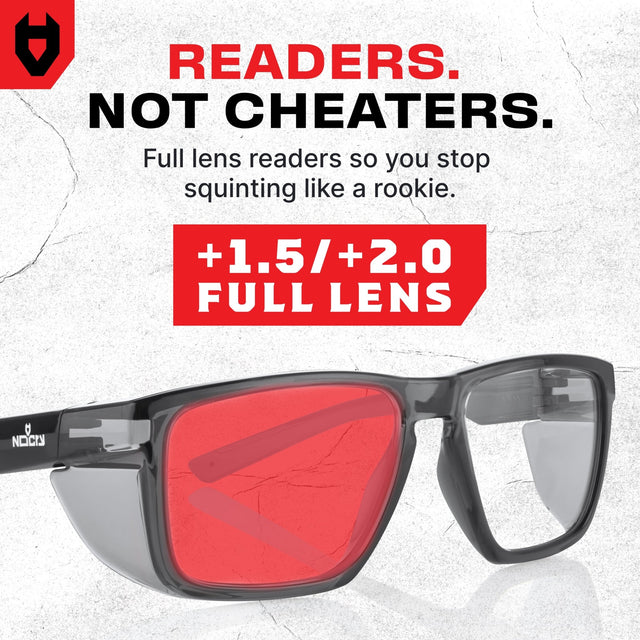 SideArmor Prescription Safety Glasses - NoCry -
