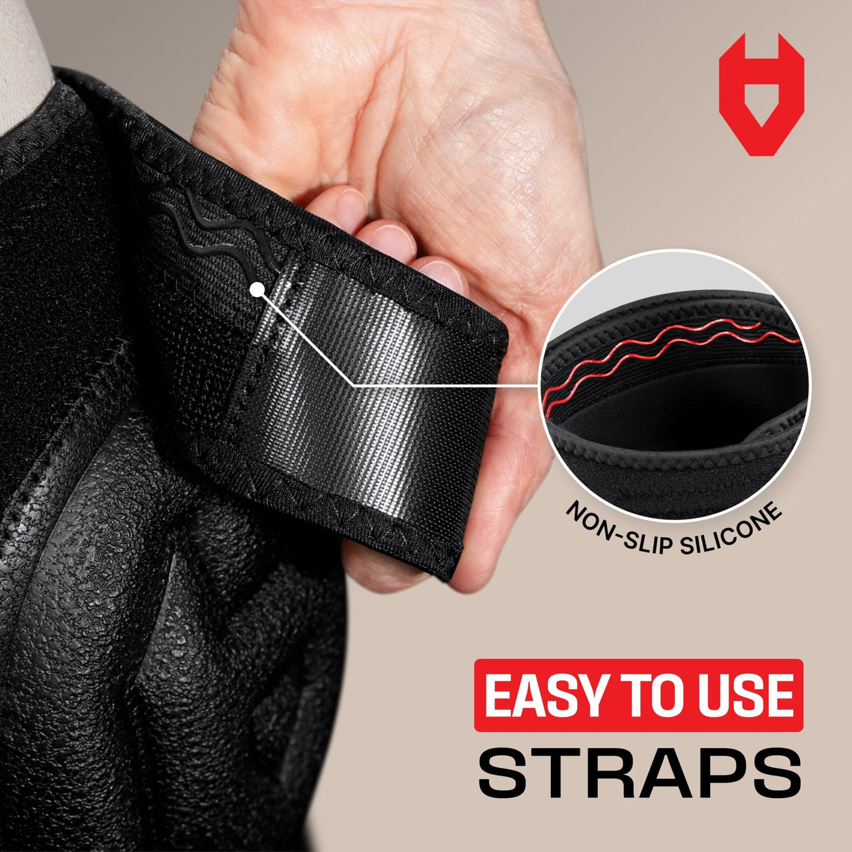 SupportGuard Pro Supportive Gel Knee Pads - NoCry -