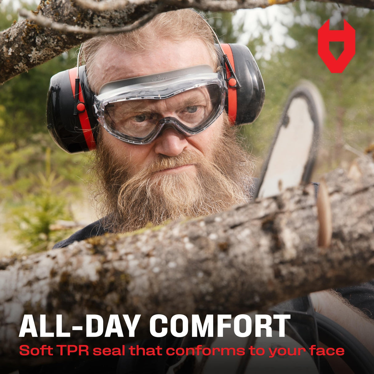 UltraShield+ Anti - fog Safety Goggles - NoCry -