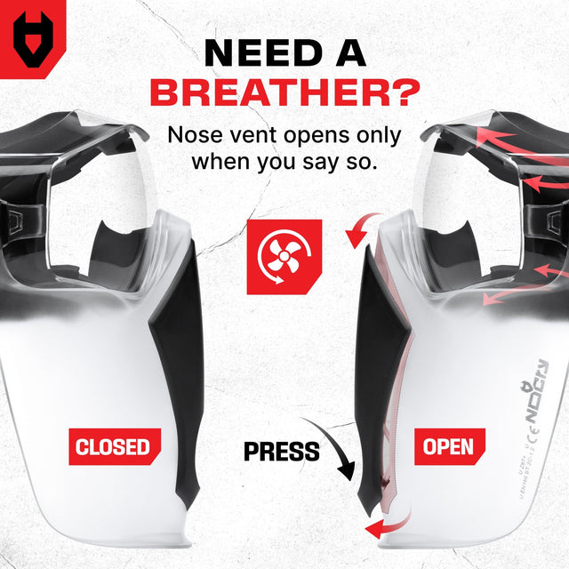 UltraShield Pro Anti - Fog Safety Goggles + Facemask - NoCry -