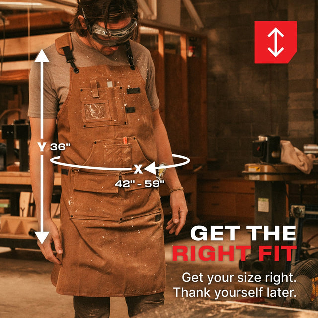 WorkCraft+ Durable Functional Work Apron - NoCry -