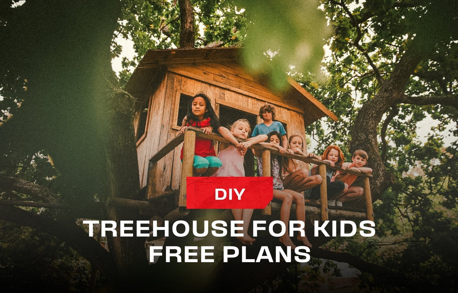Impress Your Kid With These 7 Easy Free Treehouse Plans - NoCry