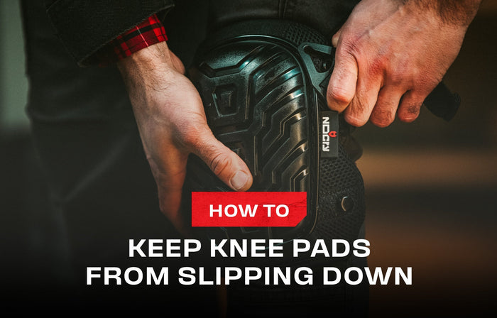 how to stop knee pads from slipping down