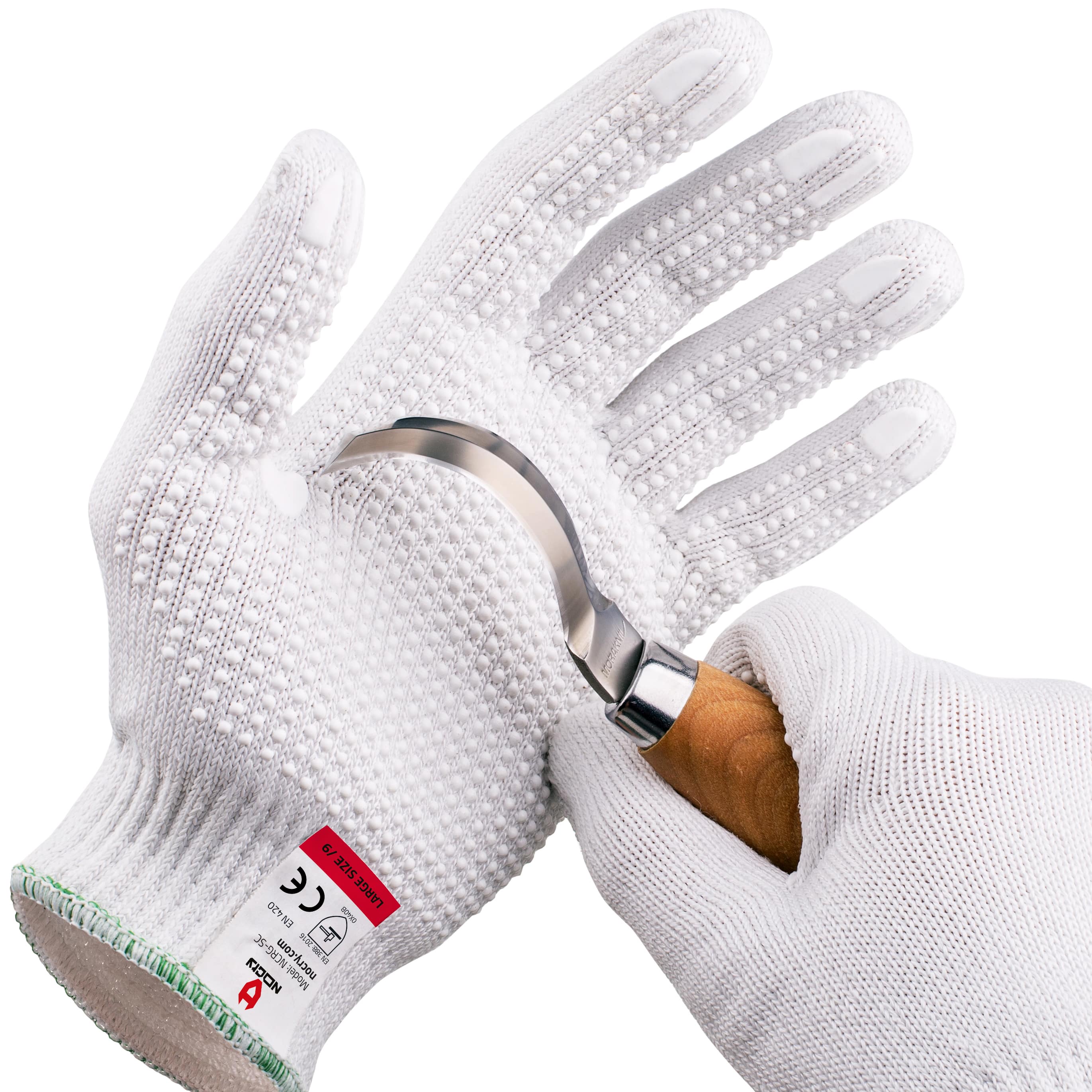 NoCry CutGuard Pro Durable Work Gloves with Exceptional Cut Resistance