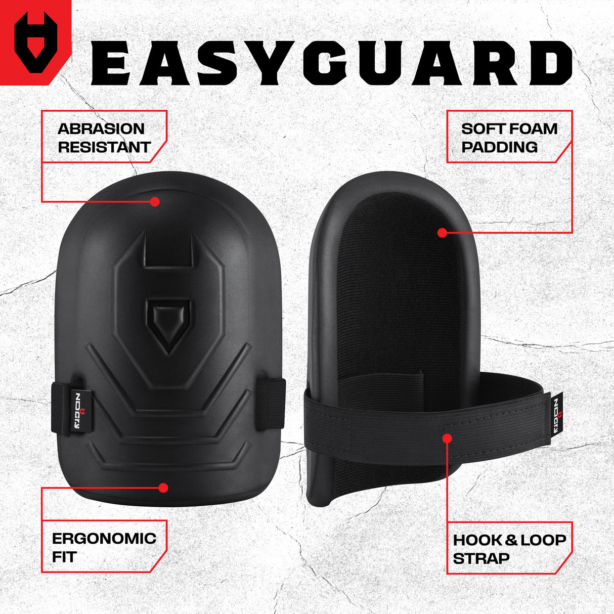 EasyGuard Gardening Kneepads - NoCry - 