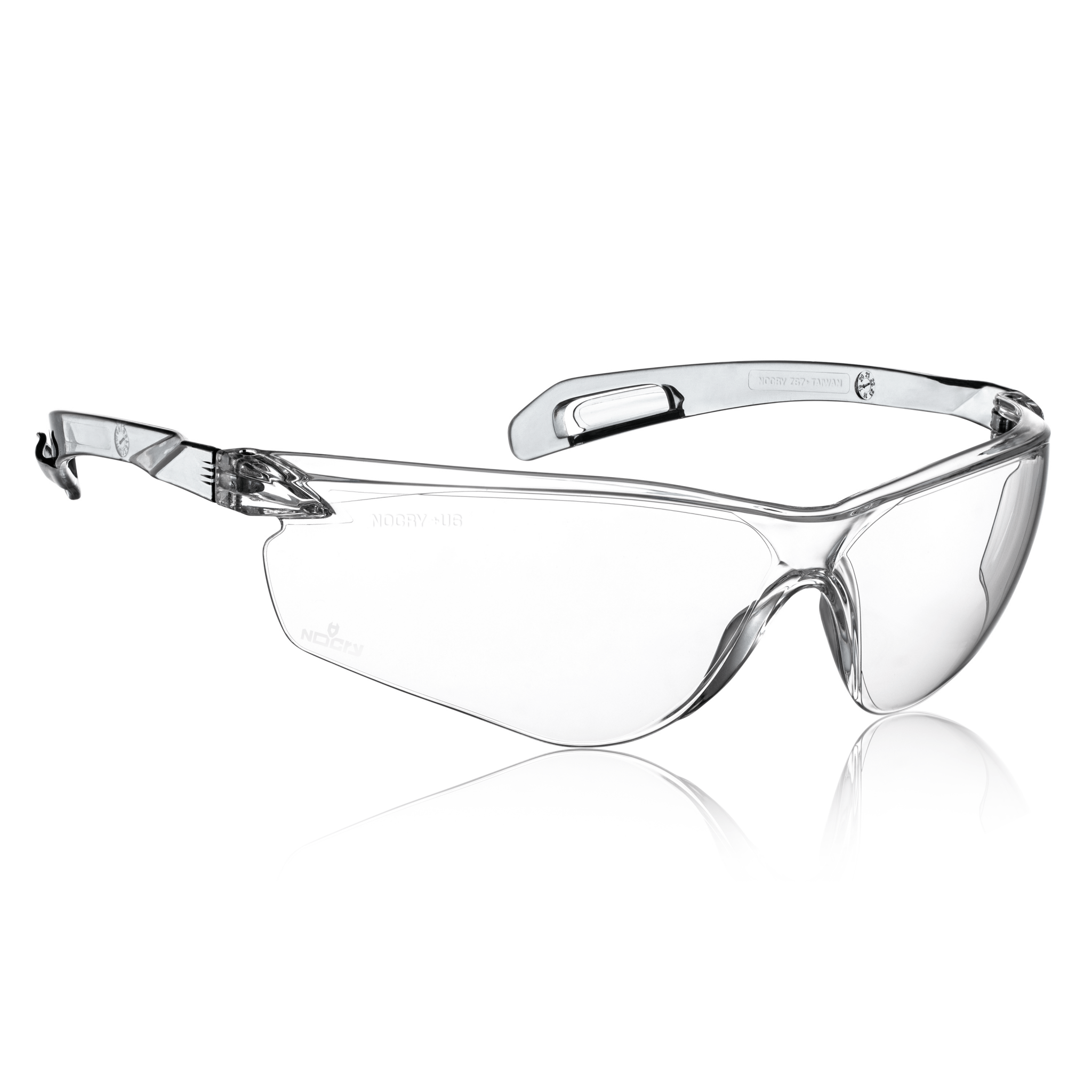 No Cry Lightweight Protective Safety Glasses for Work with ANSI Z87.1 Rated Scratch Resistant Clear Protective Glasses