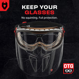 ForceShield+ Anti-Fog Safety Goggles with Detachable Face Shield