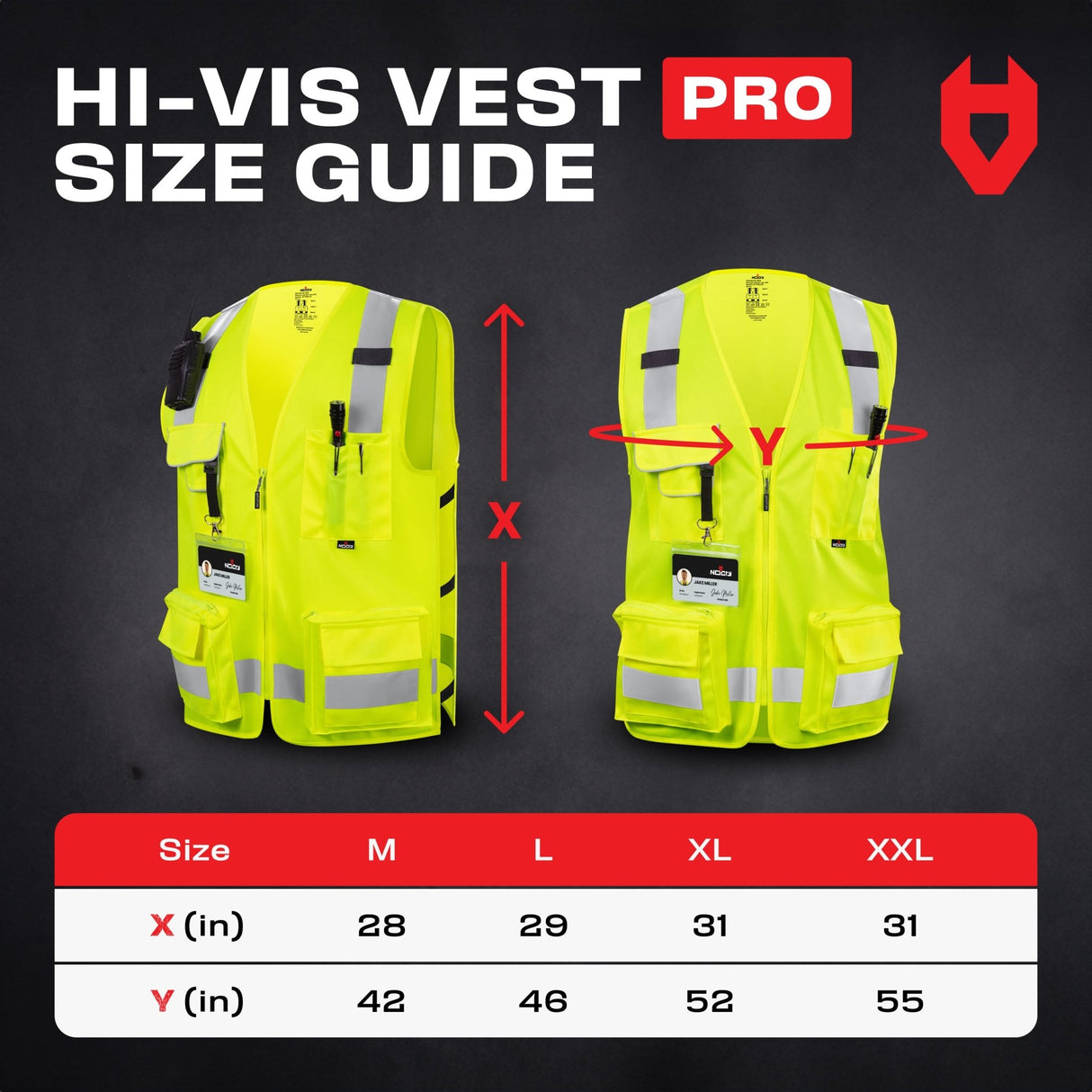 HiVis Vest Pro - NoCry - 