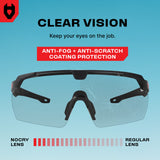 ImpactShield+ Clear Safety Glasses