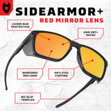 SideArmor Red Mirror Safety Sunglasses